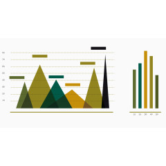 三角形数据图矢量素材