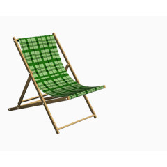 绿色沙滩椅
