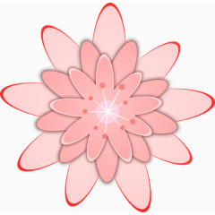 彩绘粉色雏菊