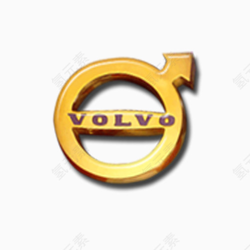 金色汽车标志logo