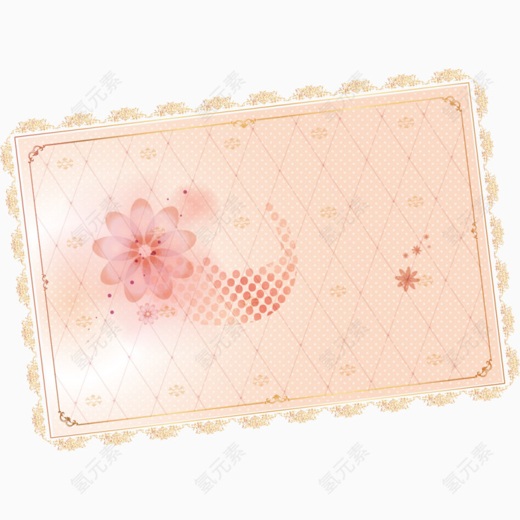 粉色的邮票