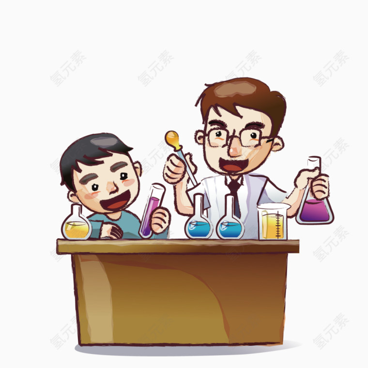 教学生做实验的化学老师