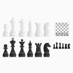 国际象棋矢量素材