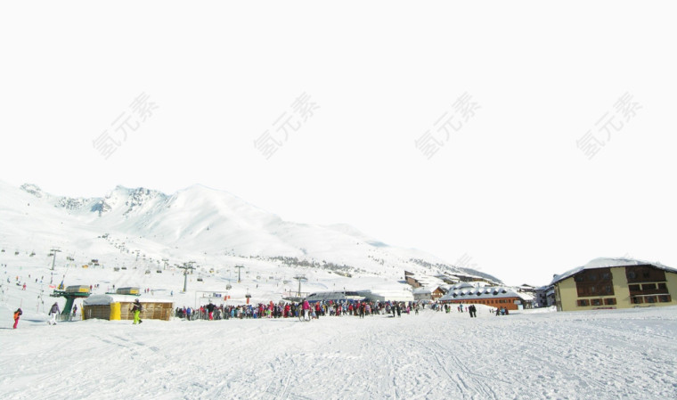 白色滑雪场