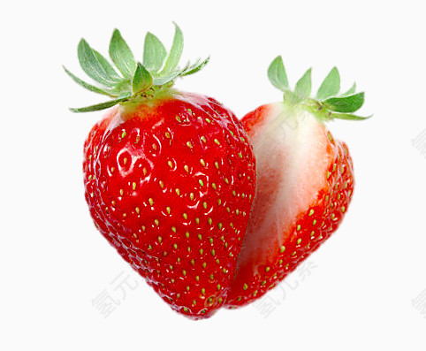 切开草莓