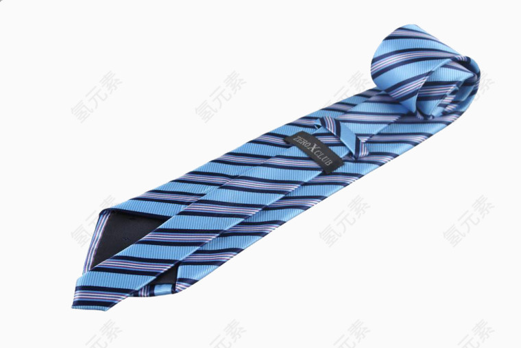 蓝色商务风领带