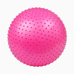 粉红色瑜伽球