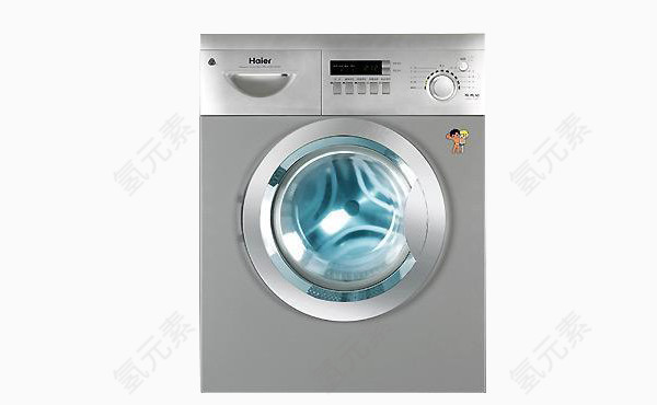 国产全自动海尔洗衣机高清素材