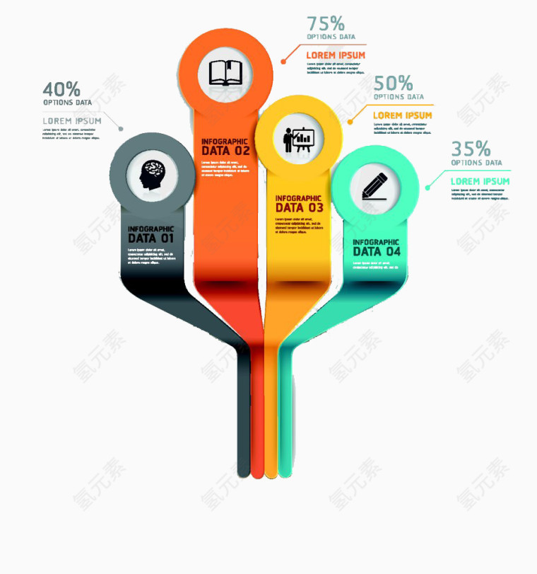 创意比例图图片