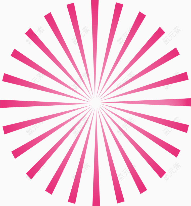 矢量粉色圆环