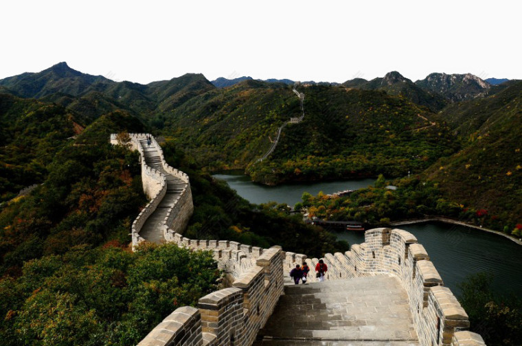 北京怀柔黄花城水长城风景