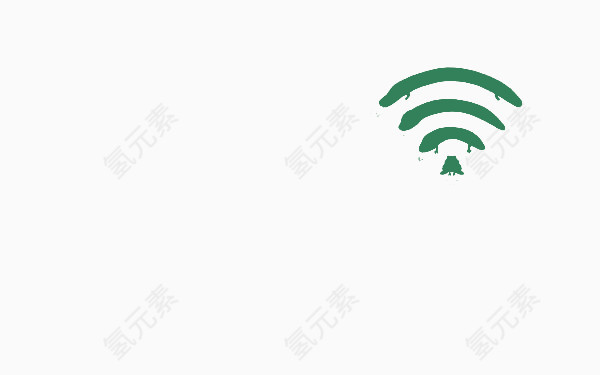 绿色无线标志