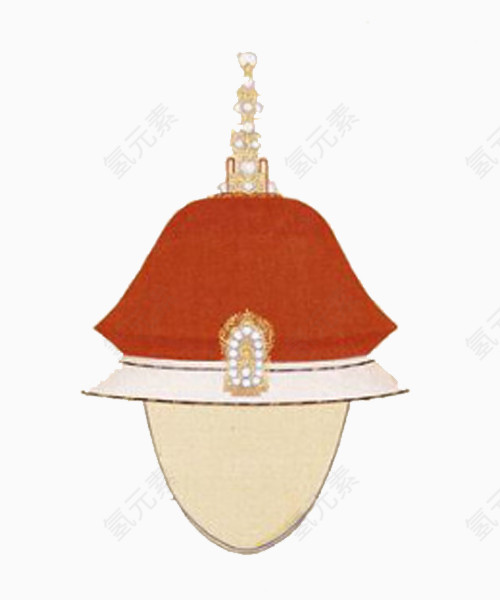古代清朝皇帝帽
