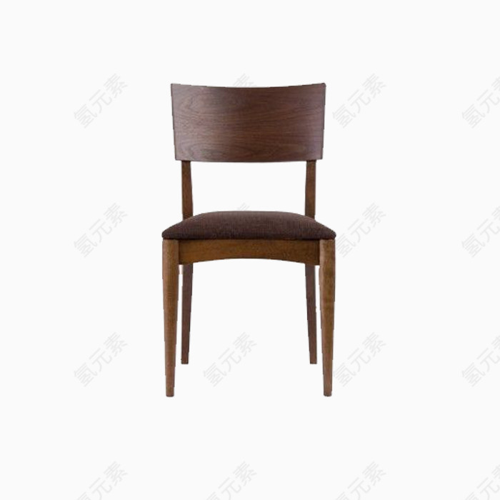 胡桃木单椅