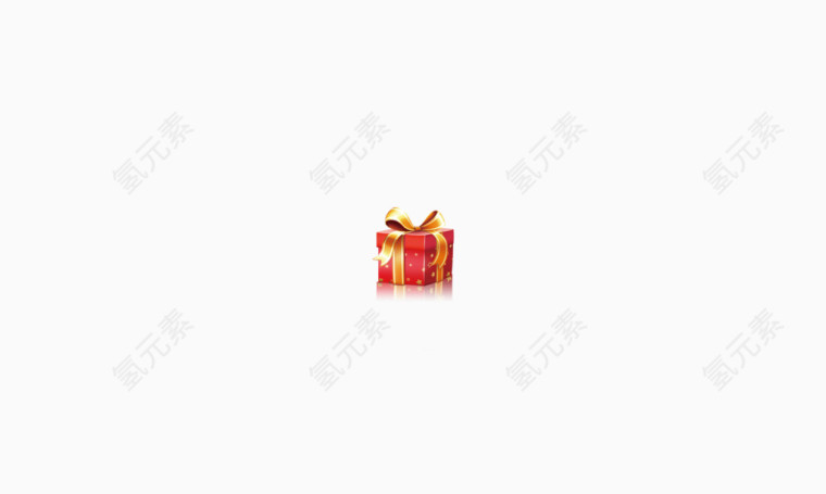 红色圣诞礼物盒子