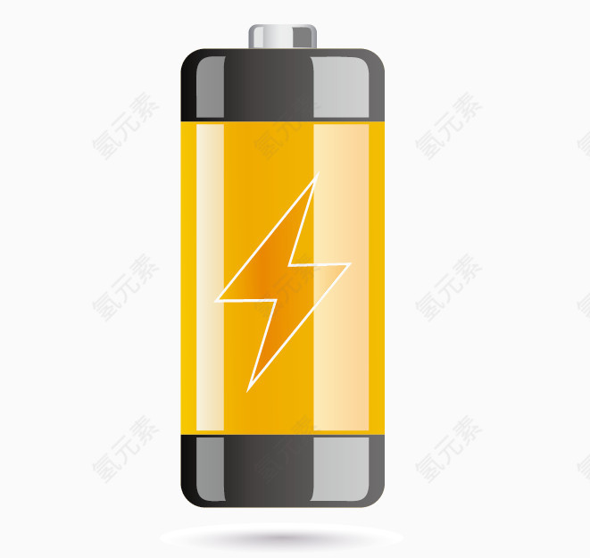 黄色电池