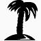 椰子娱乐假日岛群岛海洋棕榈放松松弛海泰国旅行旅行旅行热带热带地区假期免费视网膜图标集