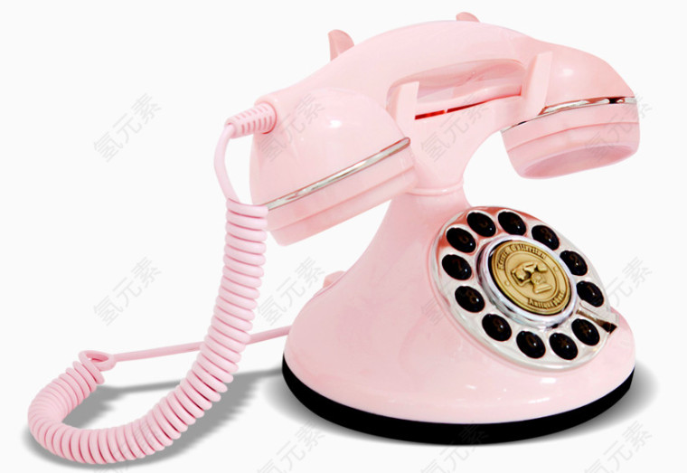 粉色的老式电话