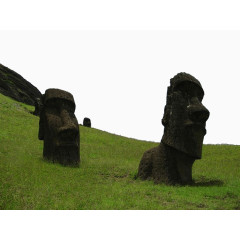旅游景区复活节岛石像