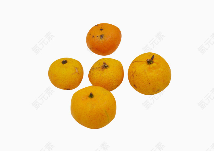 五个橘子