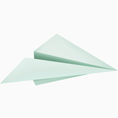 淡绿色纸飞机装饰图案