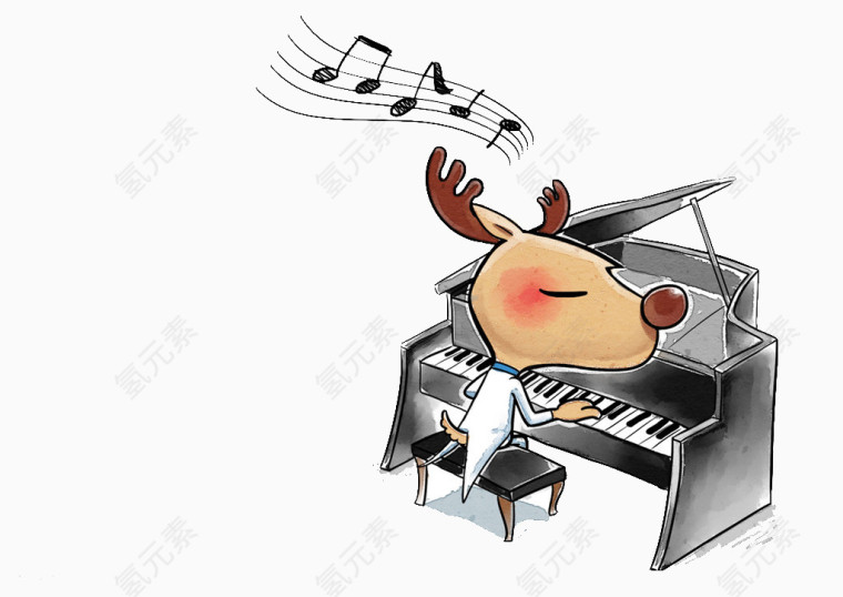 动物也会弹钢琴