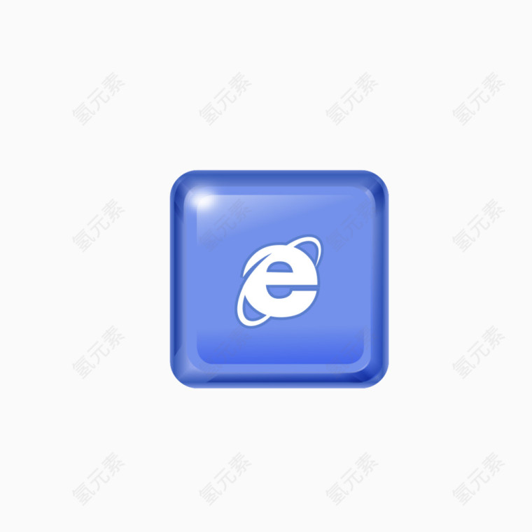蓝色浏览器标志