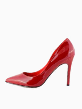 一只红皮鞋