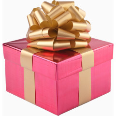 粉色礼物盒