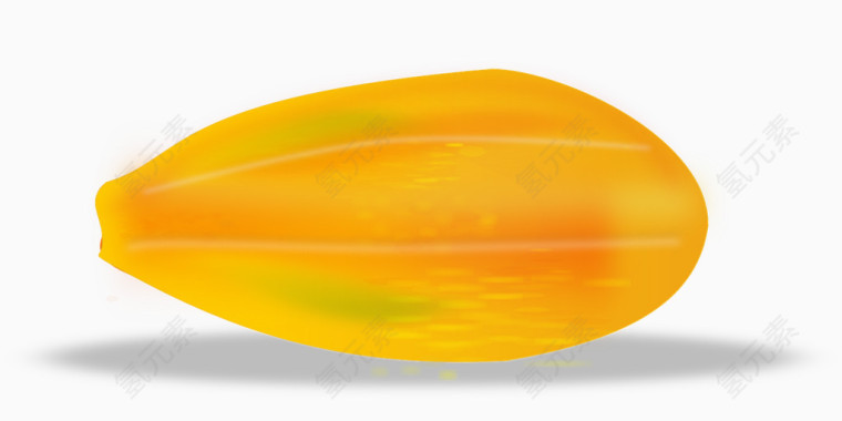 黄色的木瓜