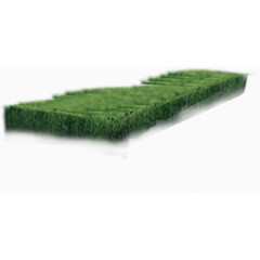 绿色方块的草地