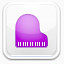 紫色的钢琴图标