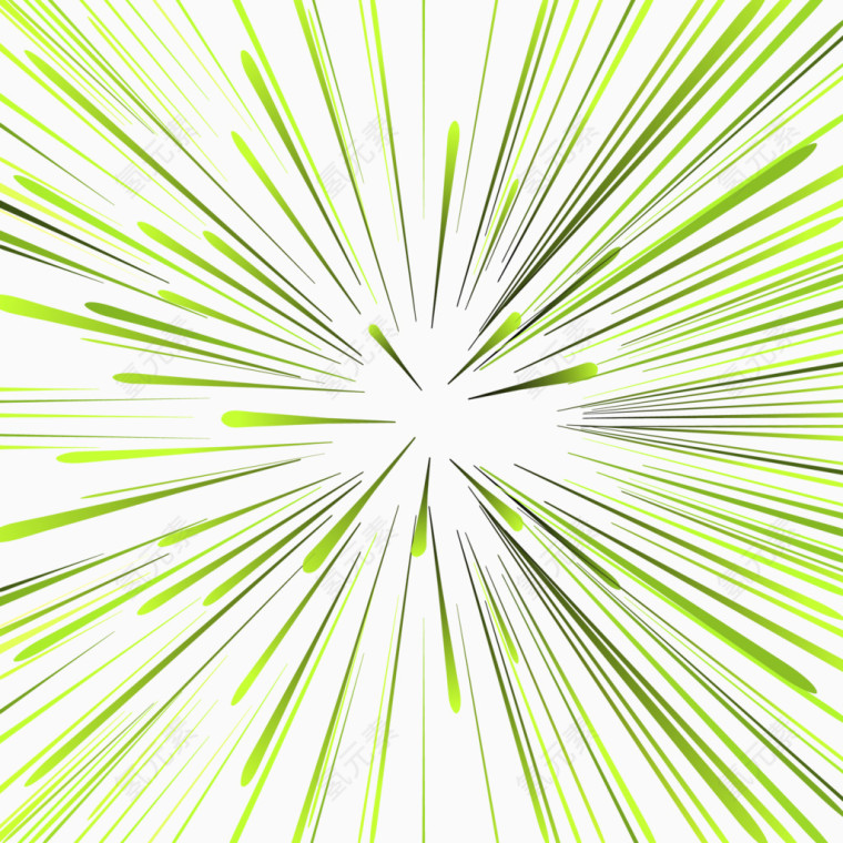 草绿色发射线条科技视觉矢量