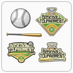 棒球运动标志设计