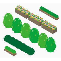 绿化带素材