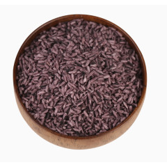 木碗紫米杂粮
