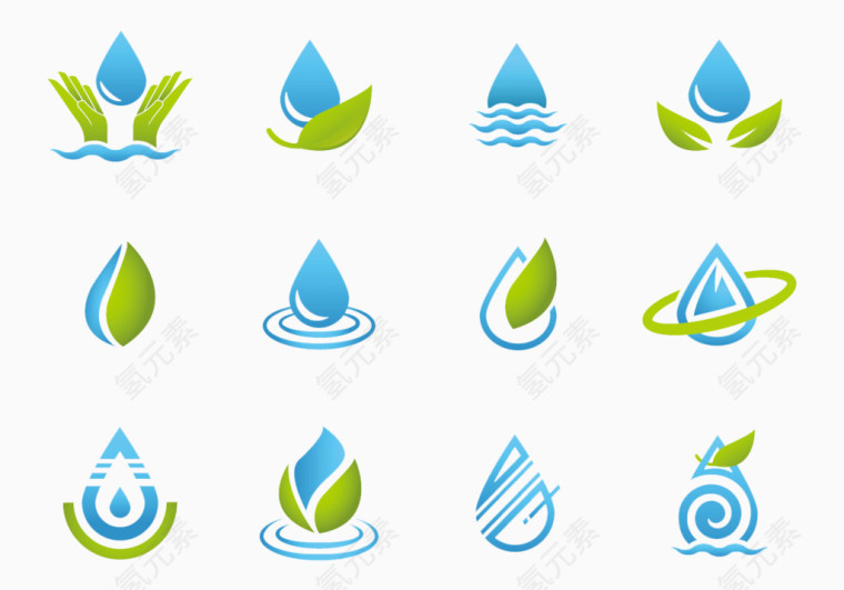 保护水资源标志