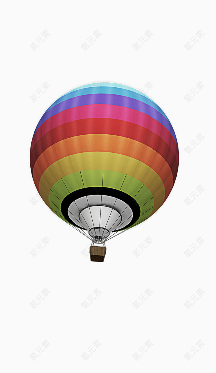 唯美精美彩色气球热气球