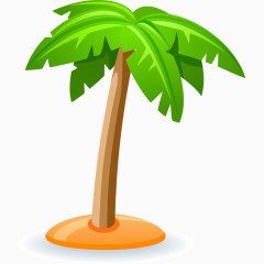 海岛椰树图像