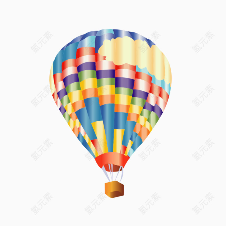 彩色热气球图像