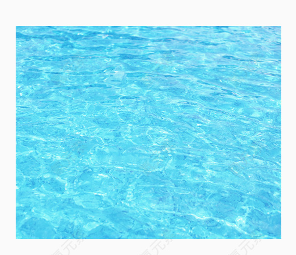 蓝色清澈游泳池水波底纹