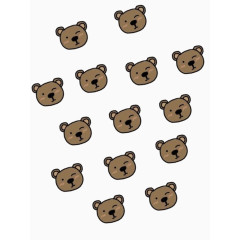 12只熊脸