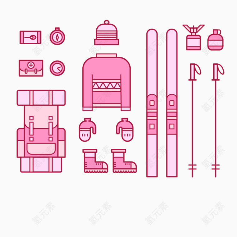 矢量滑雪装备
