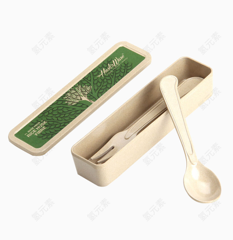 绿色筷子套素材