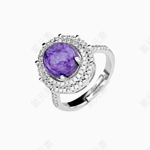 缤纷美饰紫龙晶戒指
