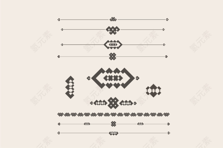 复古边框花纹