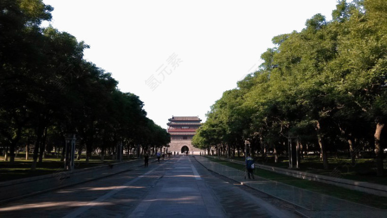 北京永定门公园风景