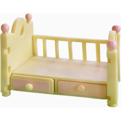 可爱的婴儿床玩具素材图片