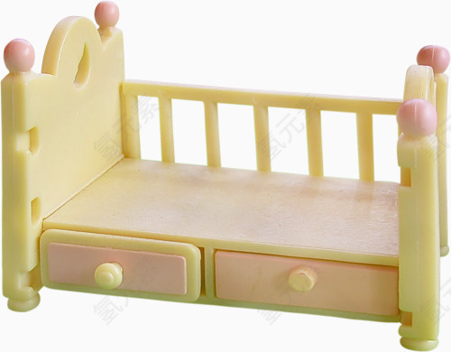 可爱的婴儿床玩具素材图片