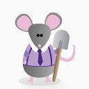 可爱老鼠桌面图标下载